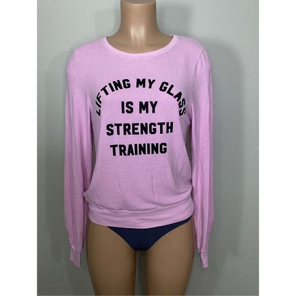 New. WILDFOX pink beach jumper. XS. Retails $98 - Picture 2 of 8